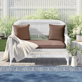 White discount wicker couch